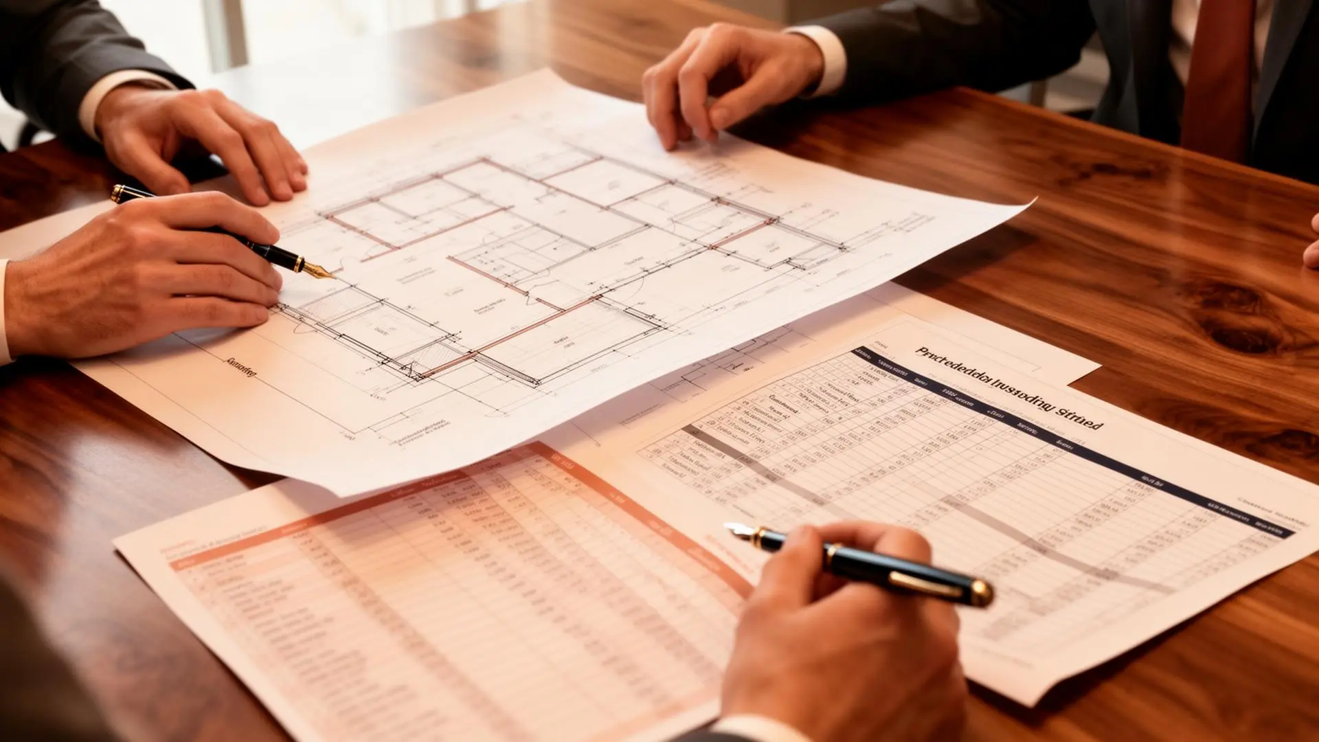 Project plans and cost documents under review